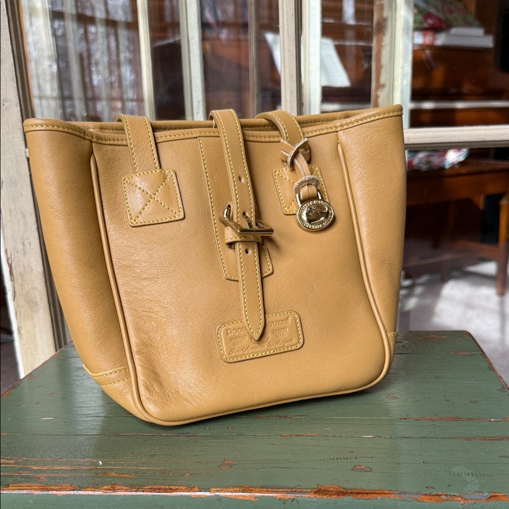 Dooney & Bourke Mustard Bucket Bag